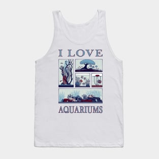 I Love Aquariums Tank Top